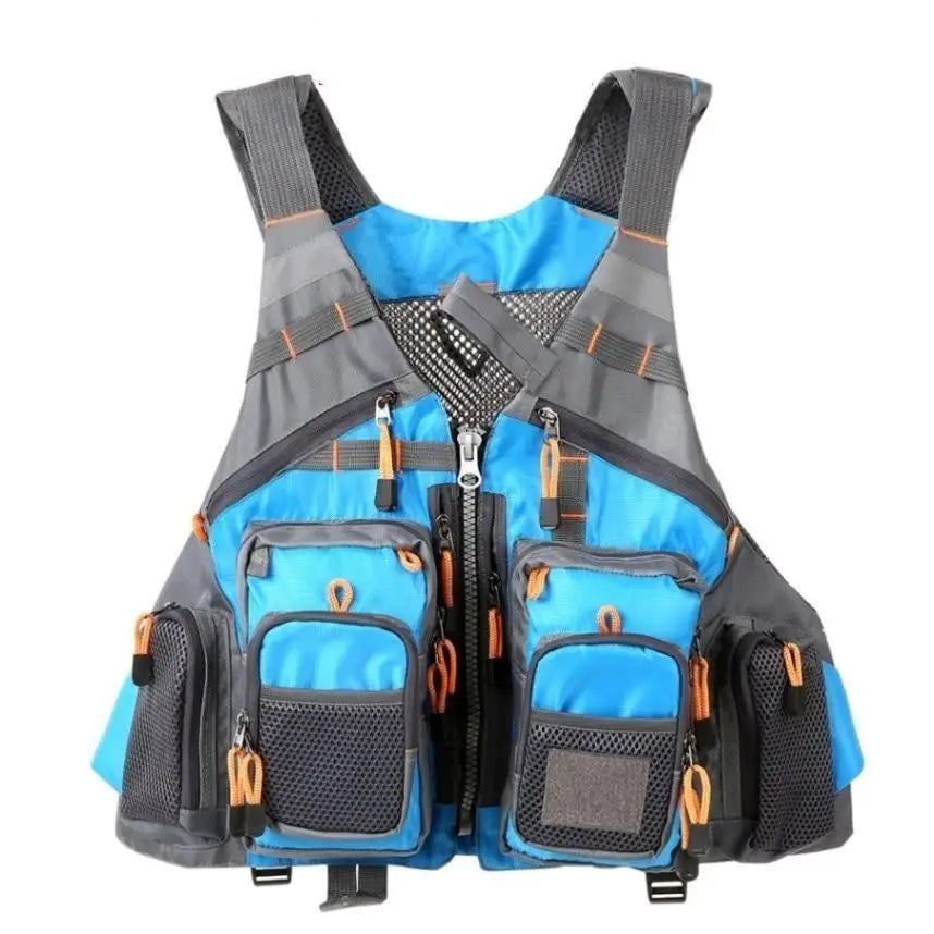 Gilet de pêche à la mouche multi-poches
