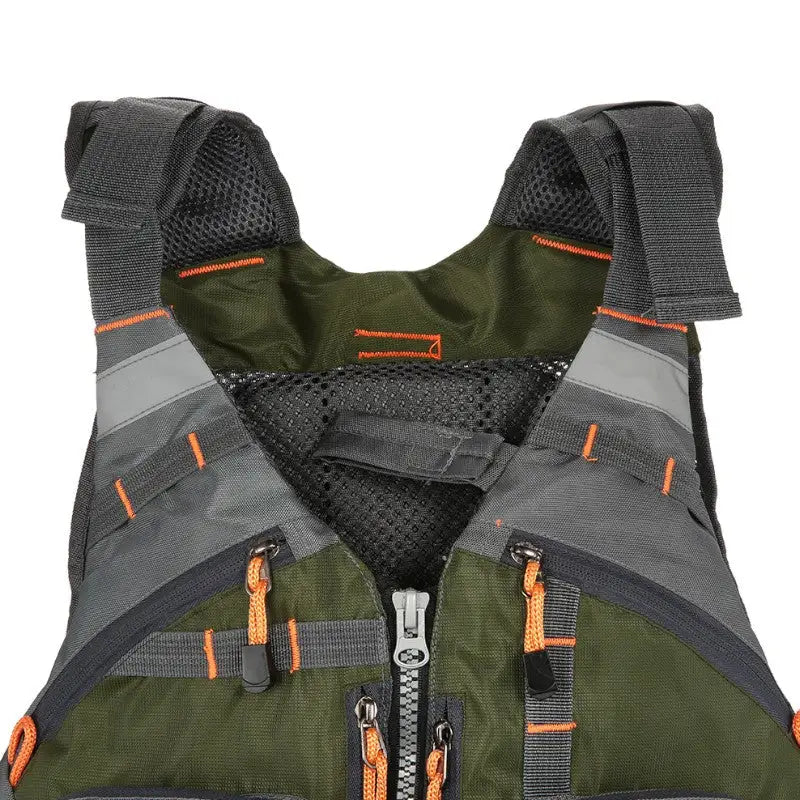 Gilet de pêche à la mouche multi-poches