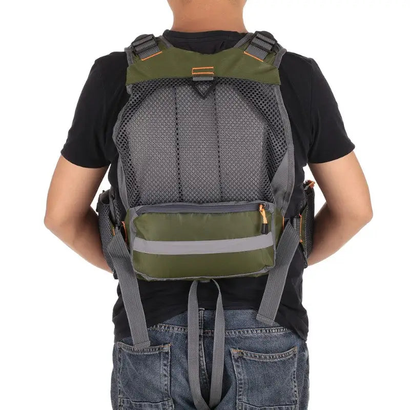 Gilet de pêche à la mouche multi-poches