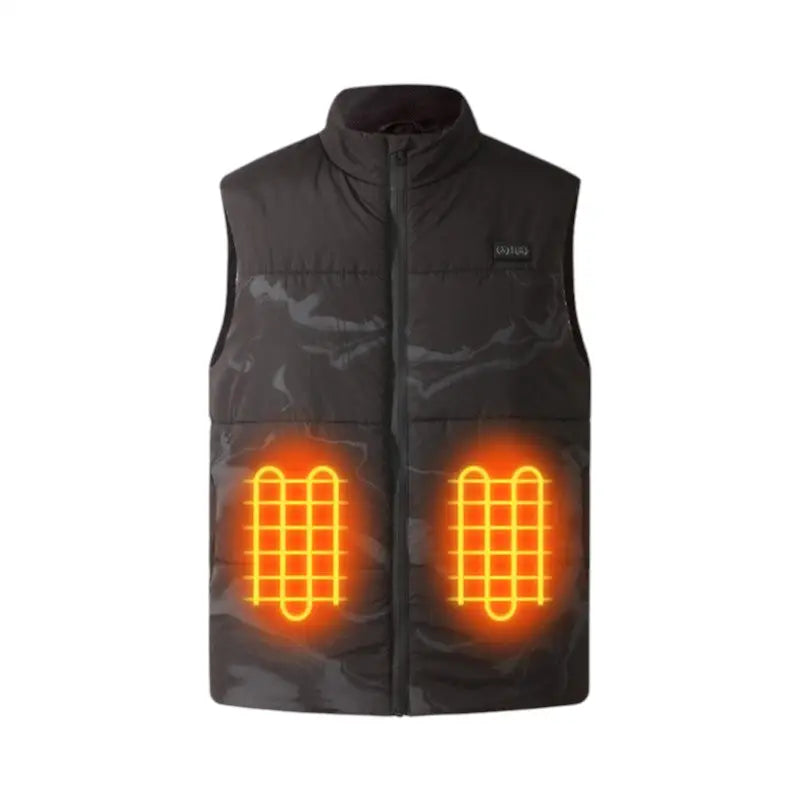 Gilet chauffant matelassé homme