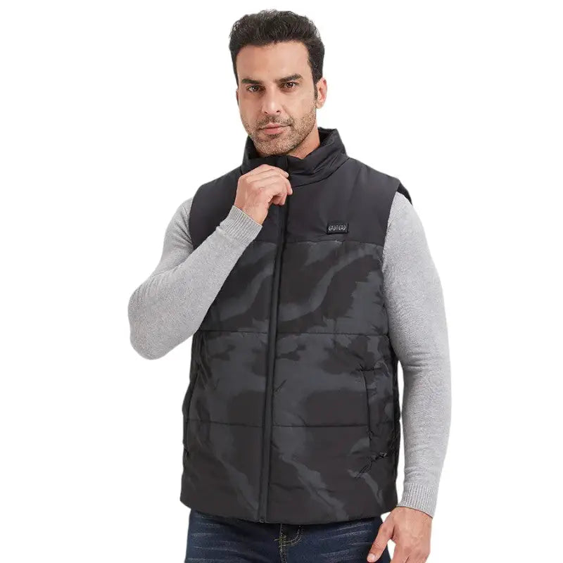 Gilet chauffant matelassé homme