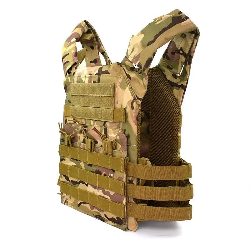 GILET TACTIQUE MILITAIRE AVEC POCHES MOLLE