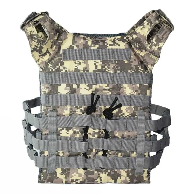GILET TACTIQUE MILITAIRE AVEC POCHES MOLLE