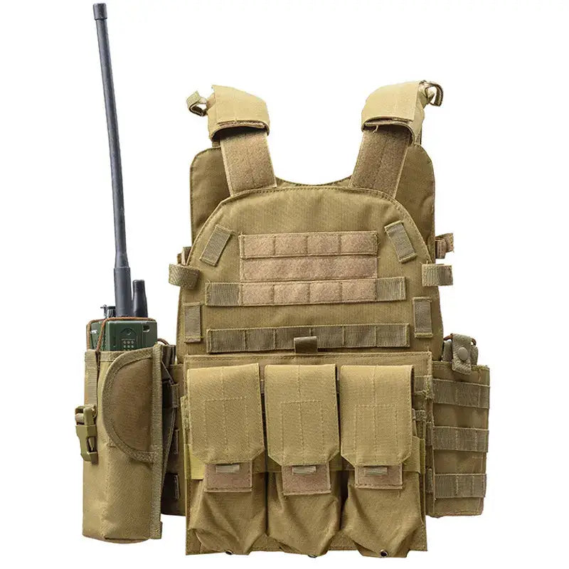 GILET TACTIQUE MOLLE - PORTE-CHARGEURS & SYSTÈME MODULAIRE
