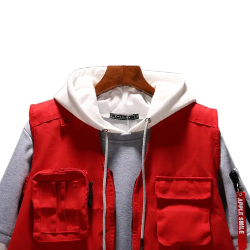 Gilet multipoches streetwear