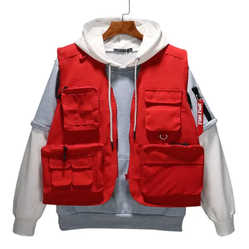 Gilet multipoches streetwear