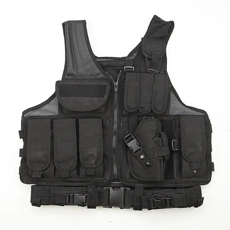 Gilet tactique en nylon et tissu Oxford