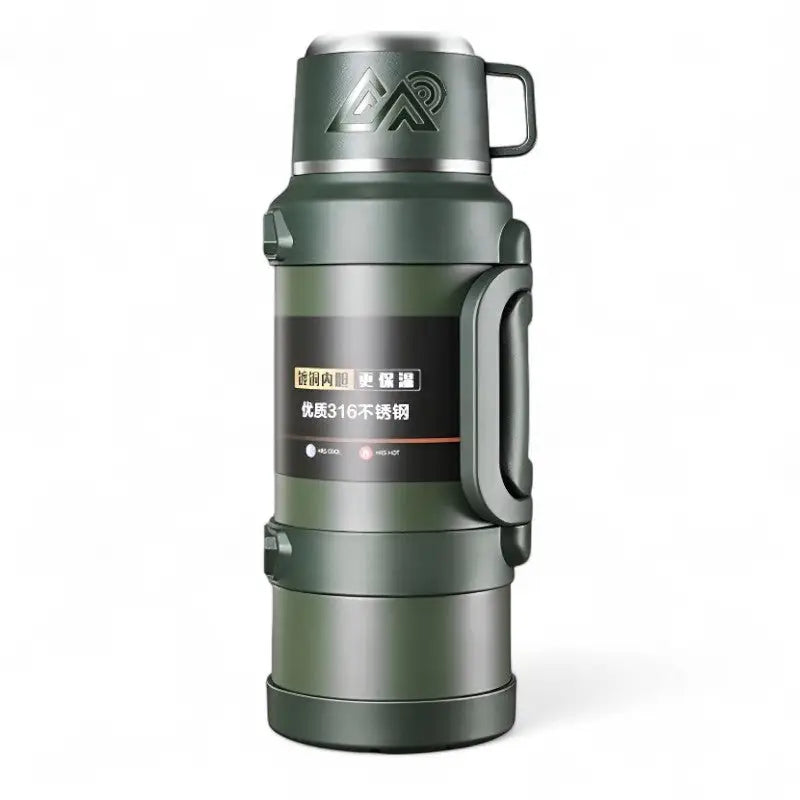 Gourde de randonnée multifonction isotherme 2 L
