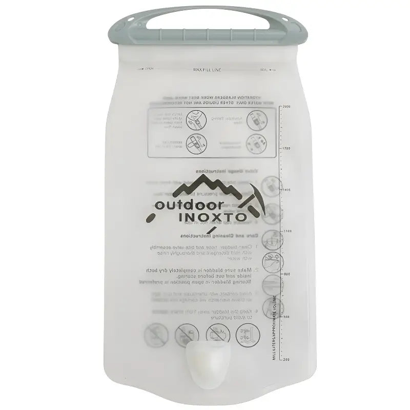 Gourde randonnée avec pipette
