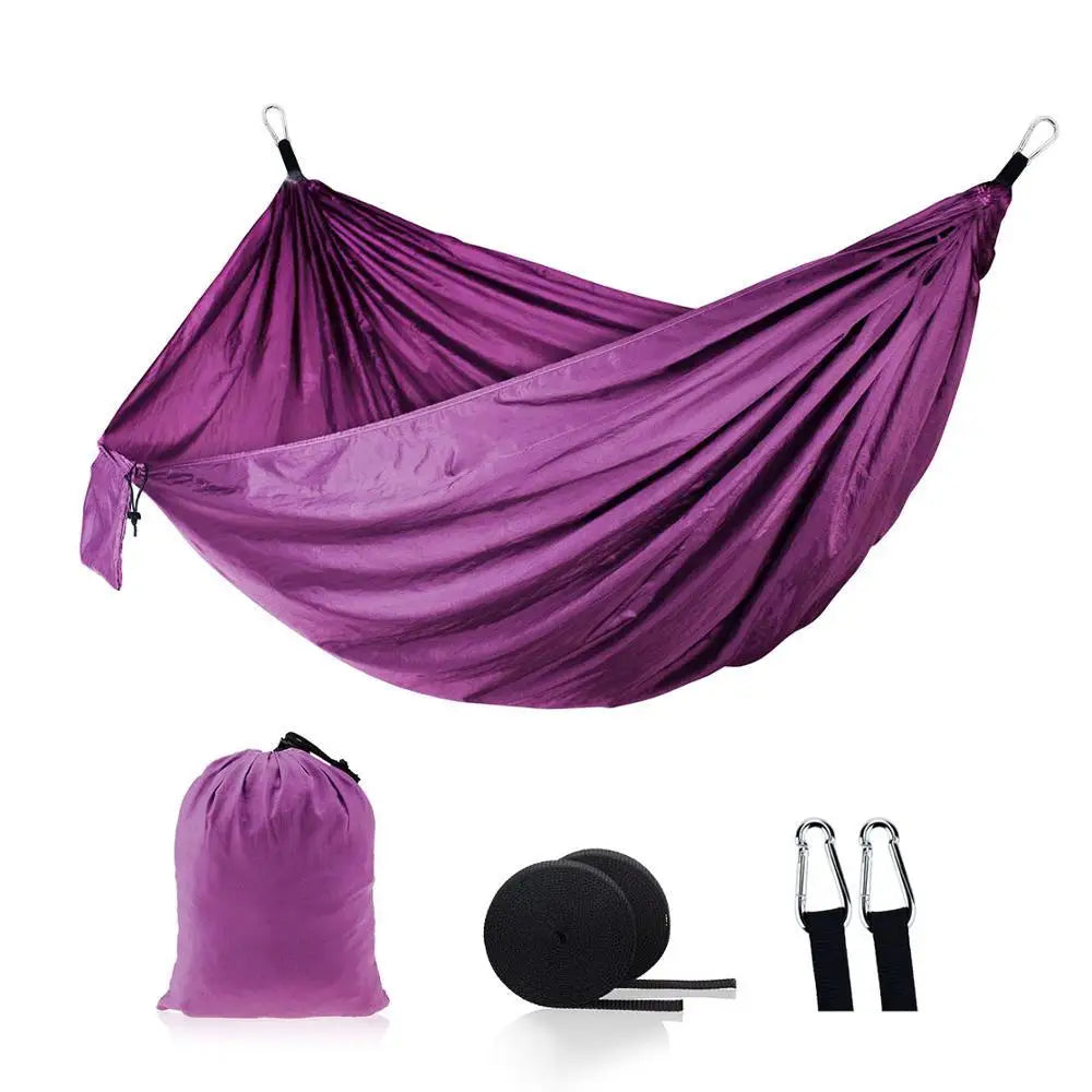 Hamac double-toile parachute