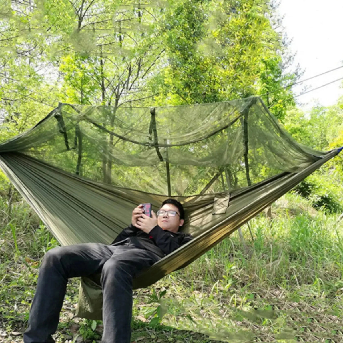 HAMAC TOILE PARACHUTE QUALITE SUPERIEURE