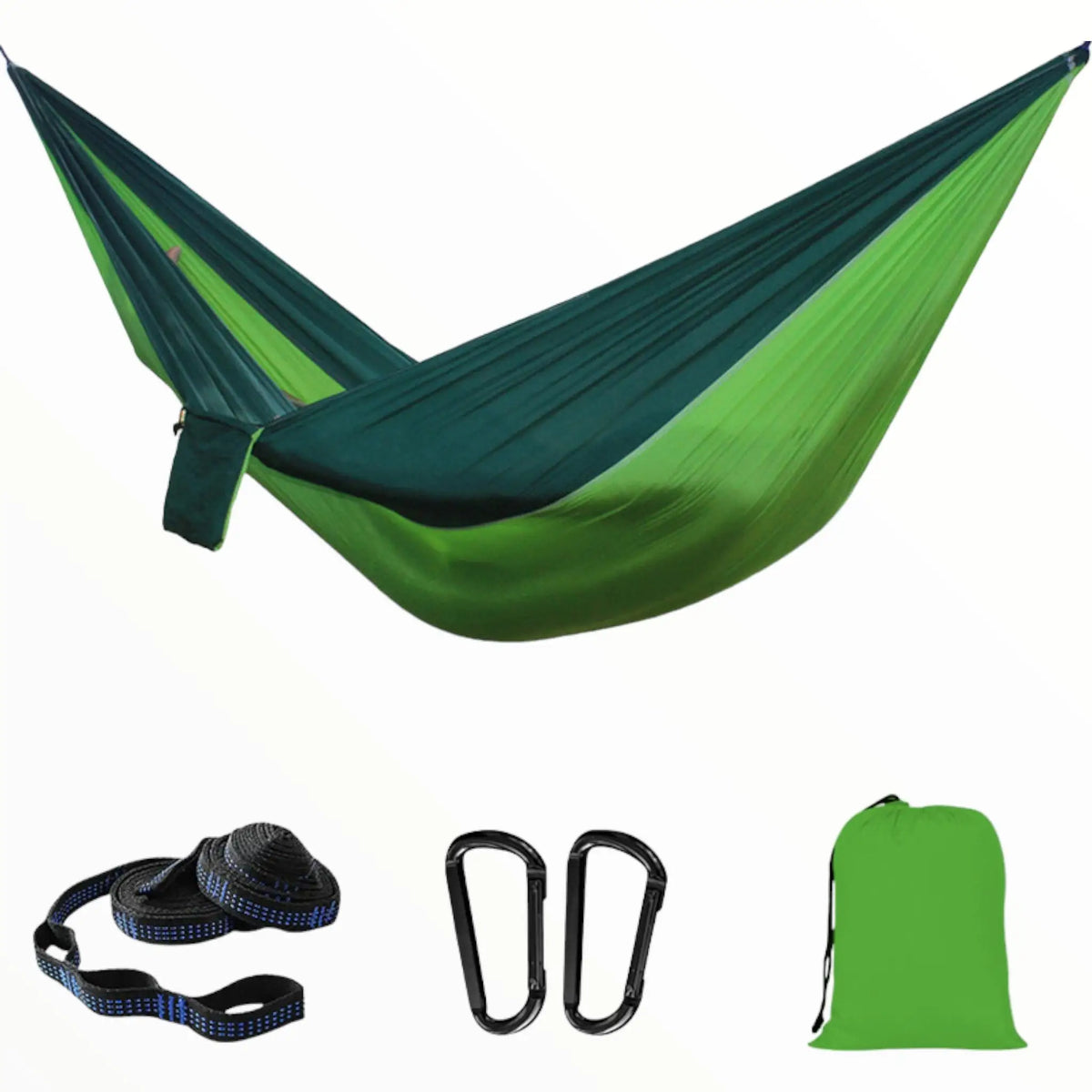 HAMAC TOILE PARACHUTE SOLIDE EN DIFFERENTS COLORIS