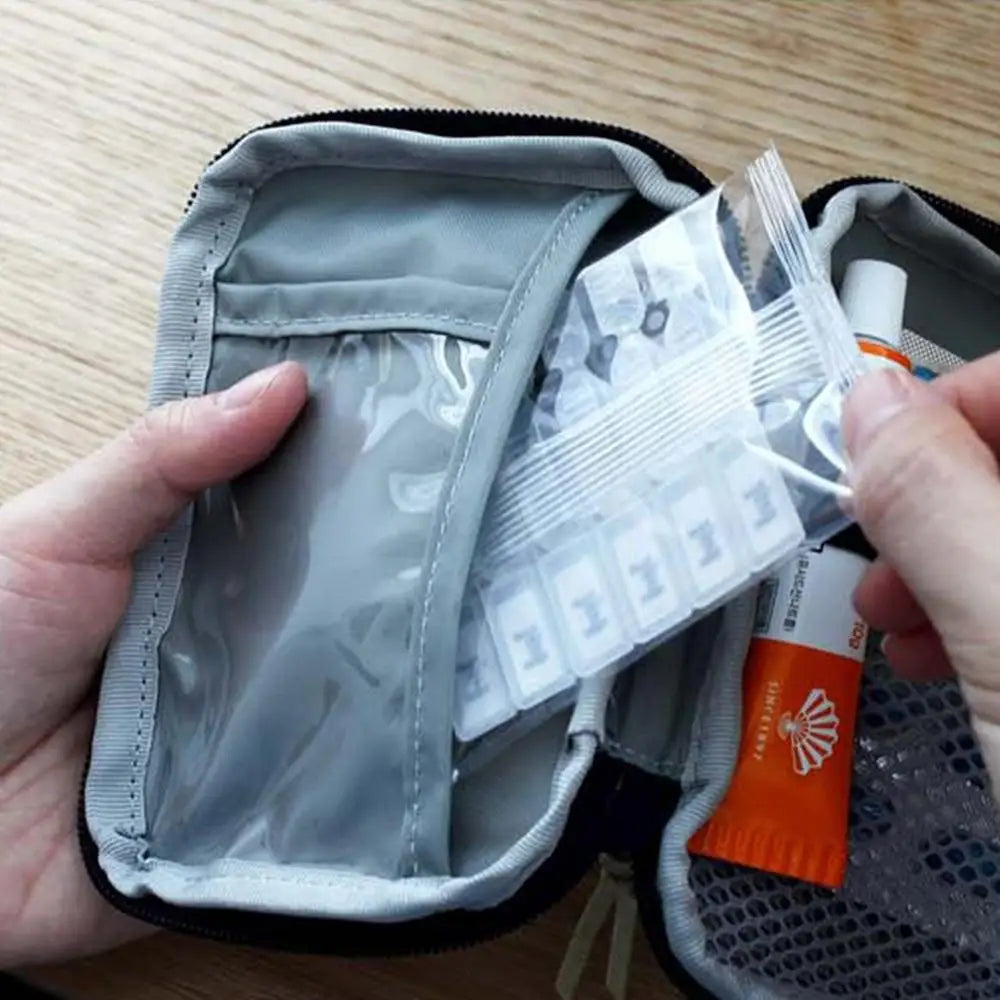 KIT DE SURVIE - BOÎTE À MÉDICAMENT EN TISSU OXFORD 600D DE HAUTE QUALITÉ