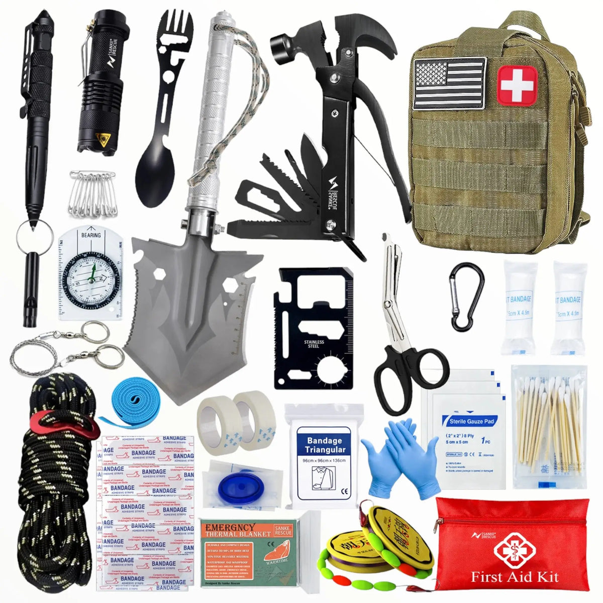Kit de survie en foret