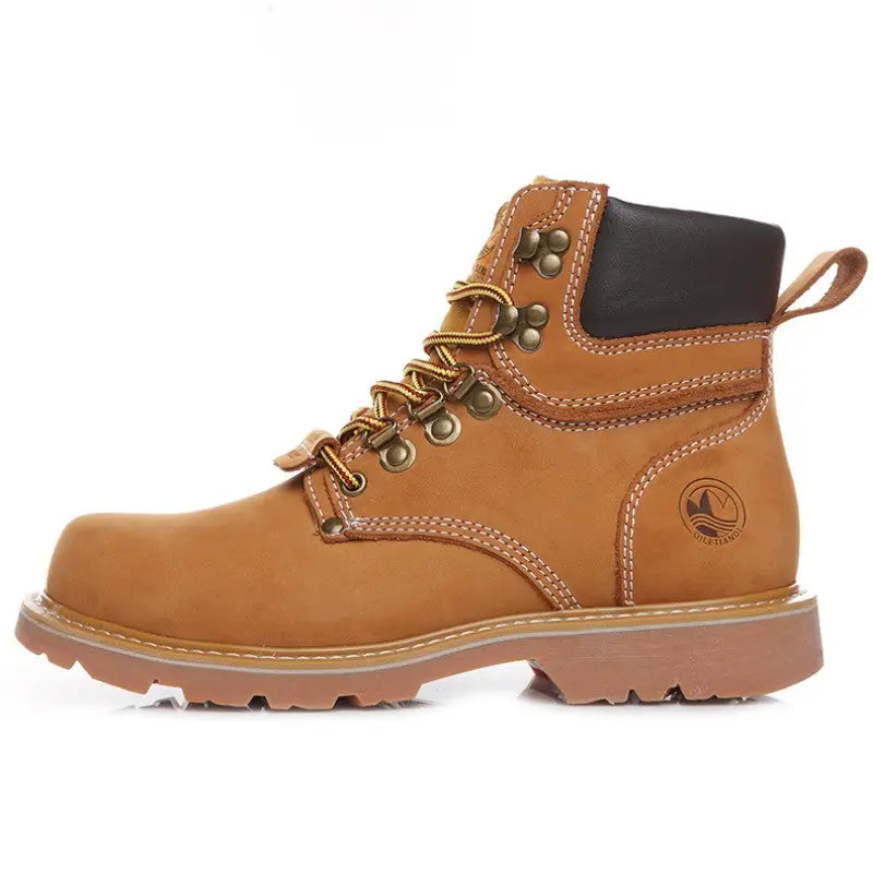 Bottines homme cuir nubuck