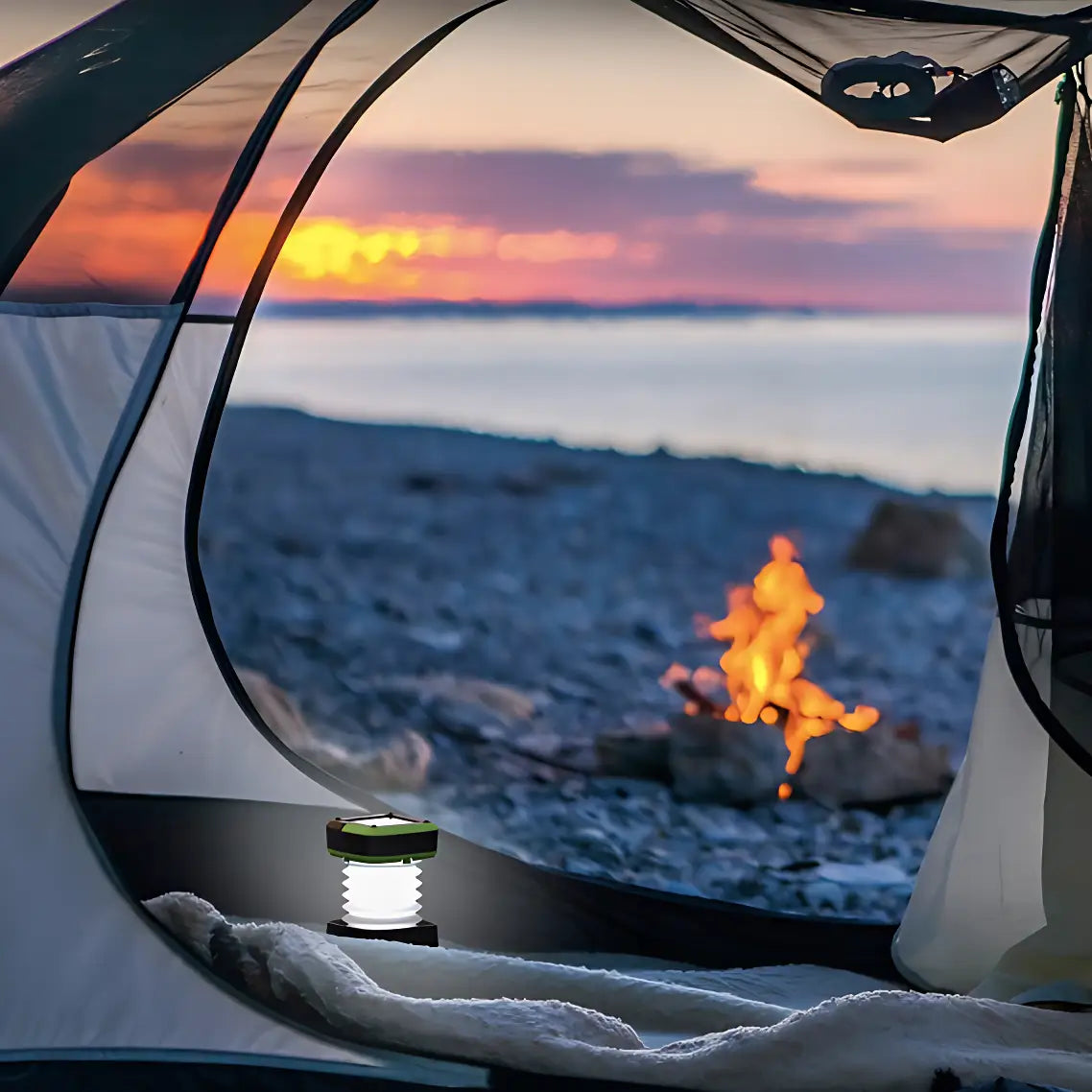 Lampe de camping solaire