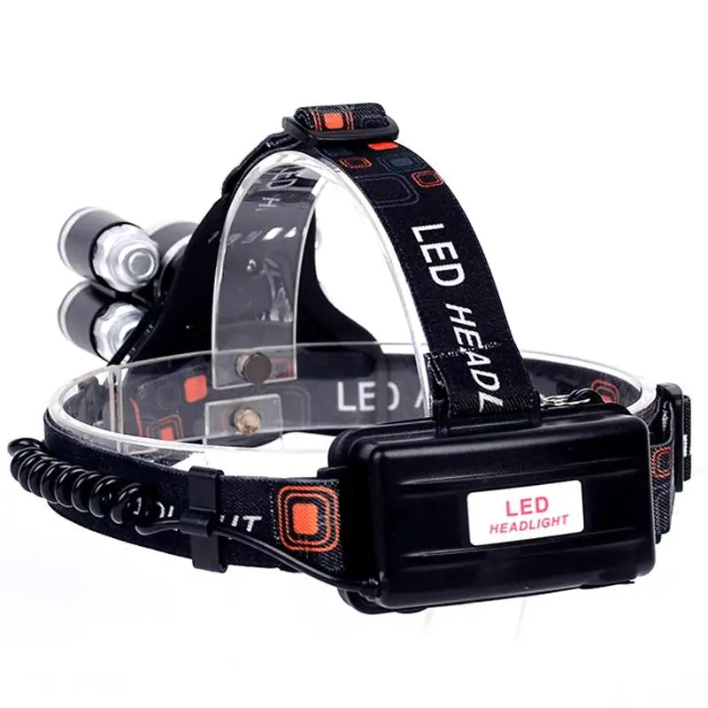 LAMPE FRONTALE - LAMPE FRONTALE 4000 LUMEN CREE XML T6 + 4XPE