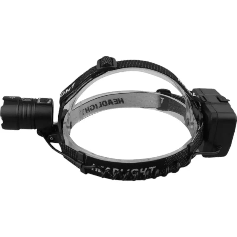 Lampe frontale rechargeable LED à bandeau ajustable