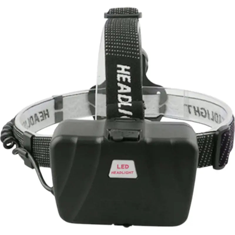 Lampe frontale rechargeable LED à bandeau ajustable
