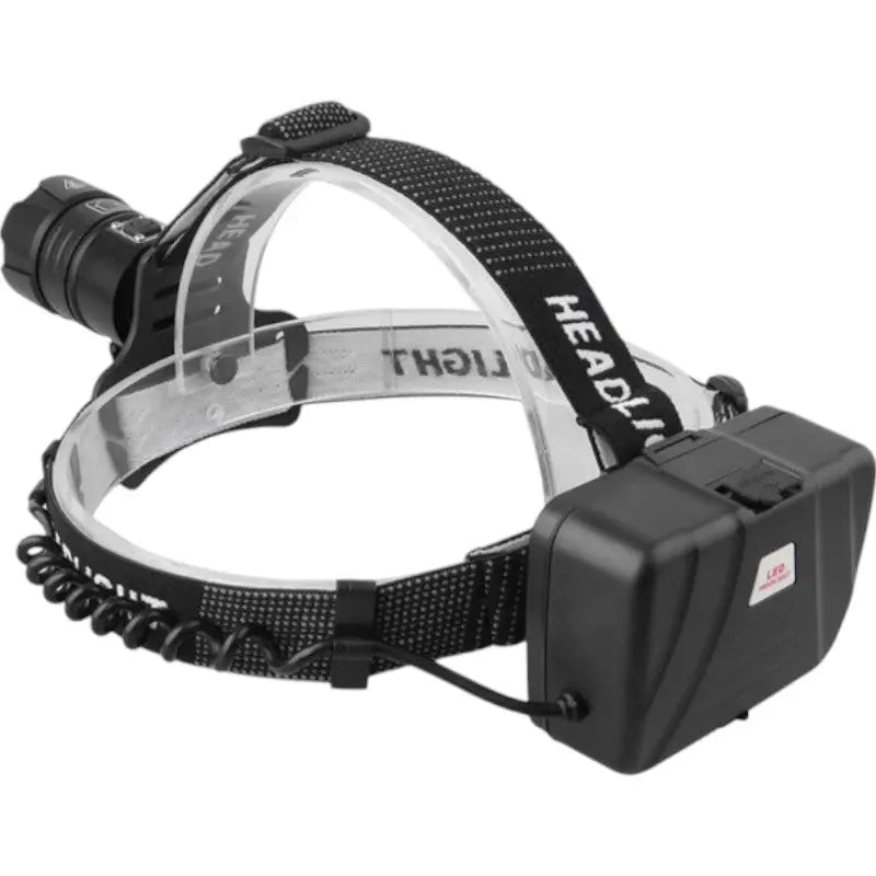 Lampe frontale rechargeable LED à bandeau ajustable