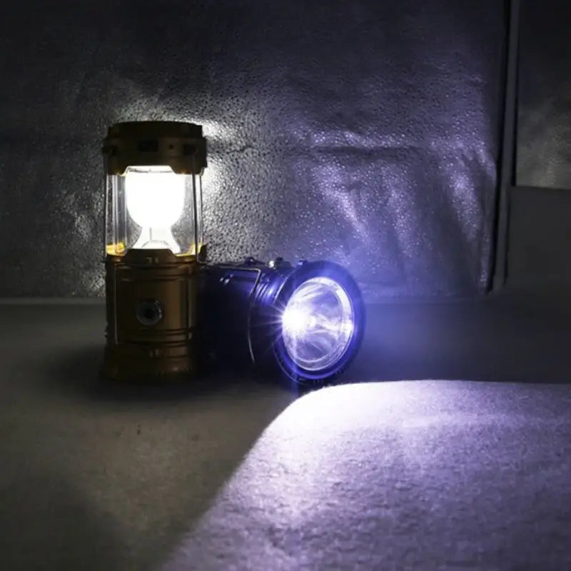 Lampe tempête led rechargeable