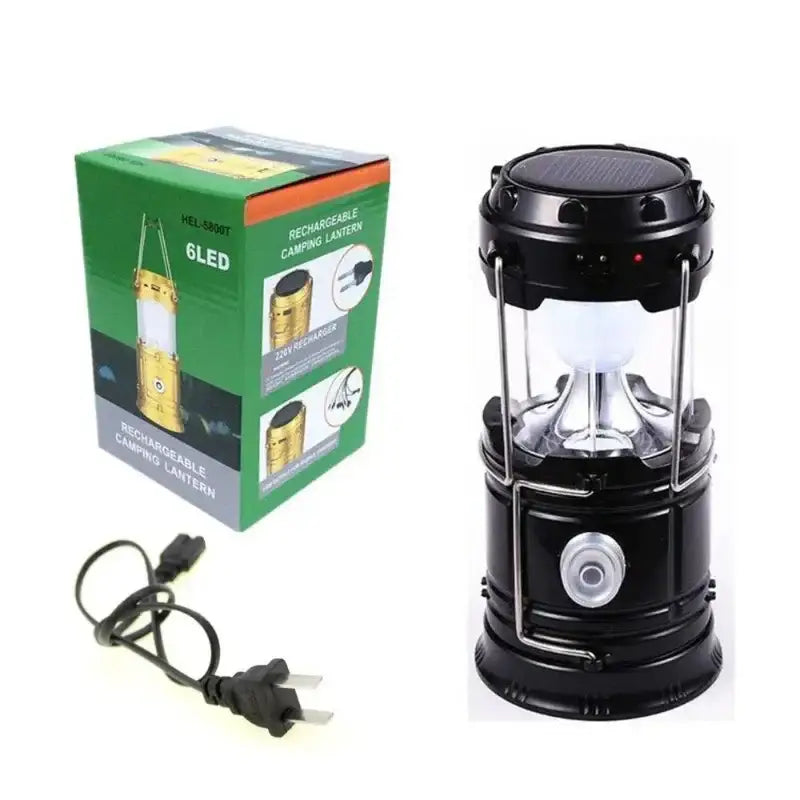 Lampe tempête led rechargeable