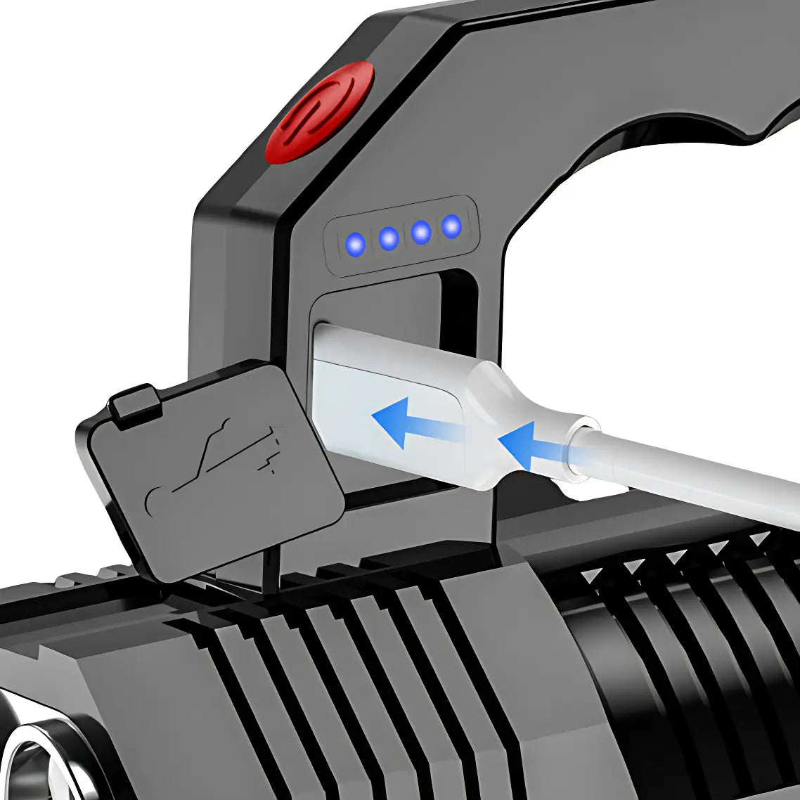 Lampe torche led longue portee
