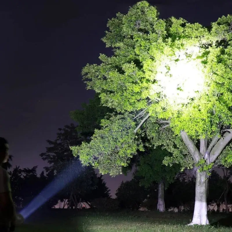 Lampe torche led ultra puissante rechargeable militaire