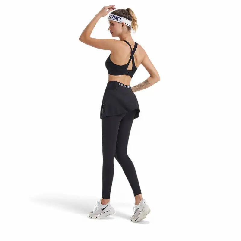 Legging jupe 2 en 1 femme sport randonnée