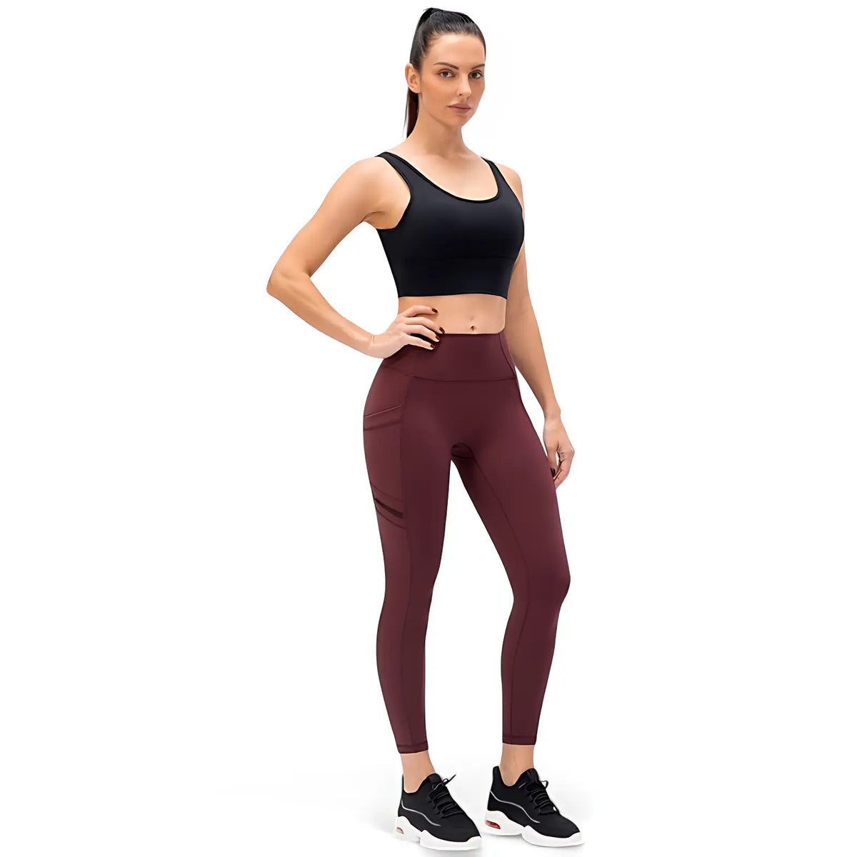 Legging randonnée femme poche zippée