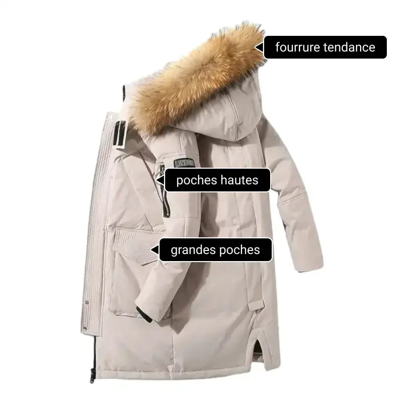 Parka militaire grand froid doublure polaire