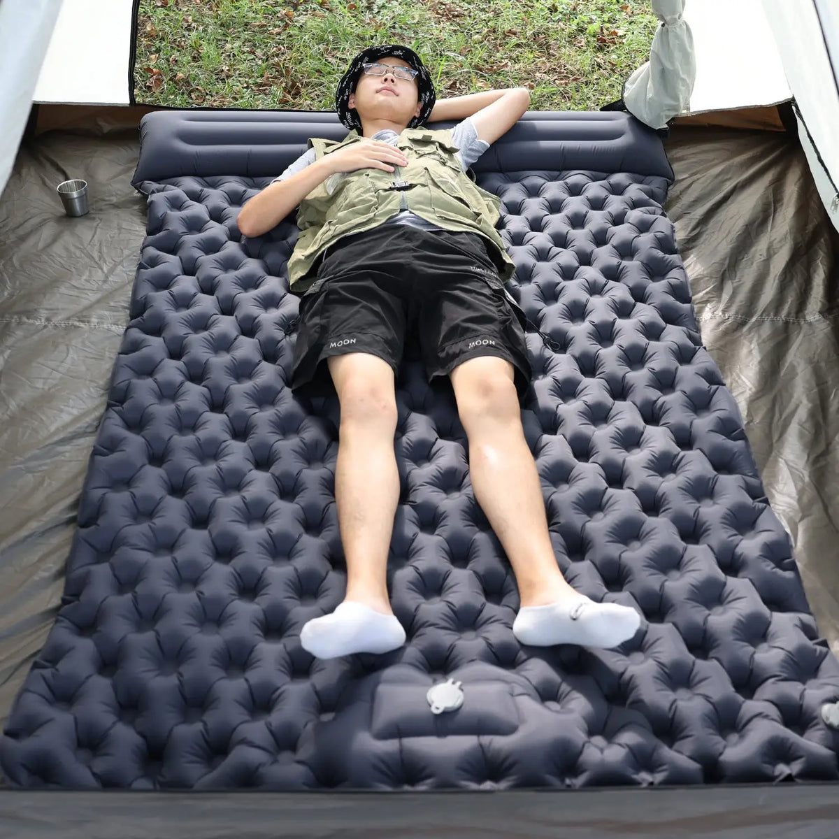 Matelas de sol double camping