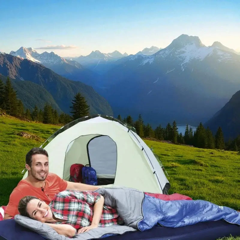 Matelas gonflable camping portable
