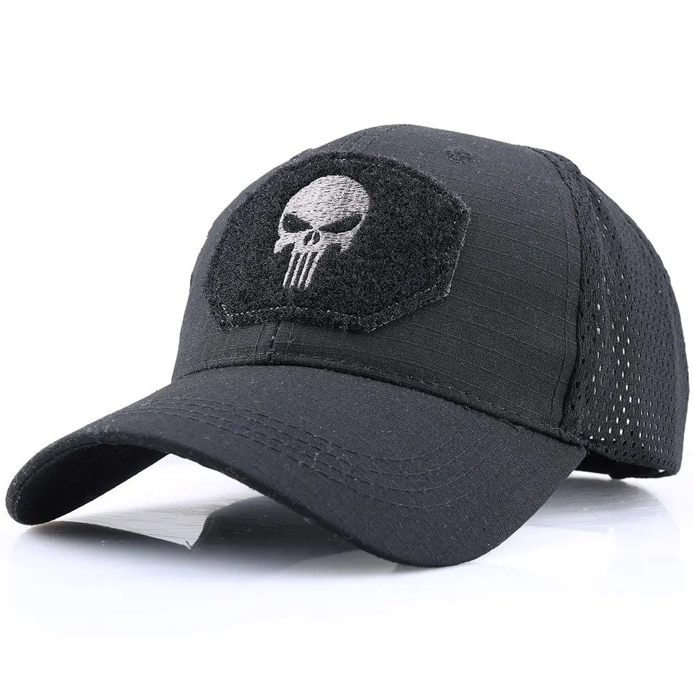 Casquette militaire camouflage à sangle réglable