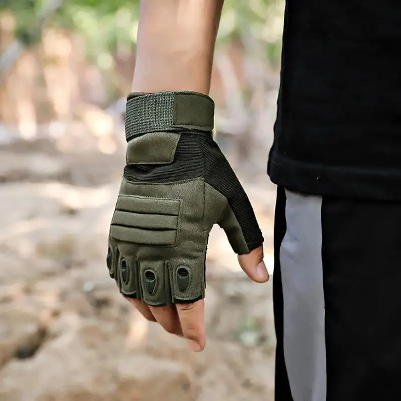 Gants tactiques sans doigts femme