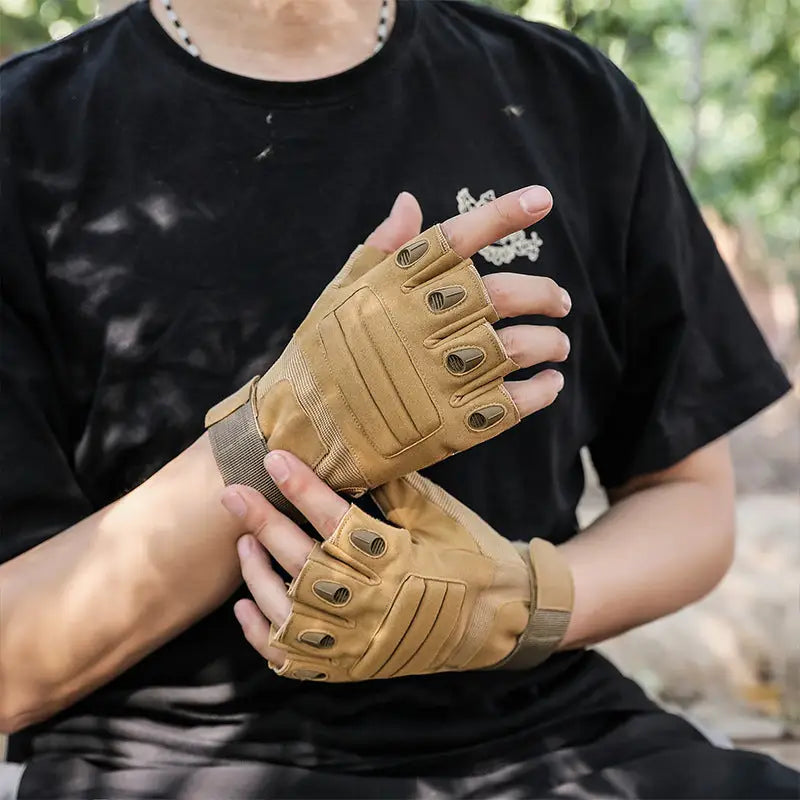 Gants tactiques sans doigts femme