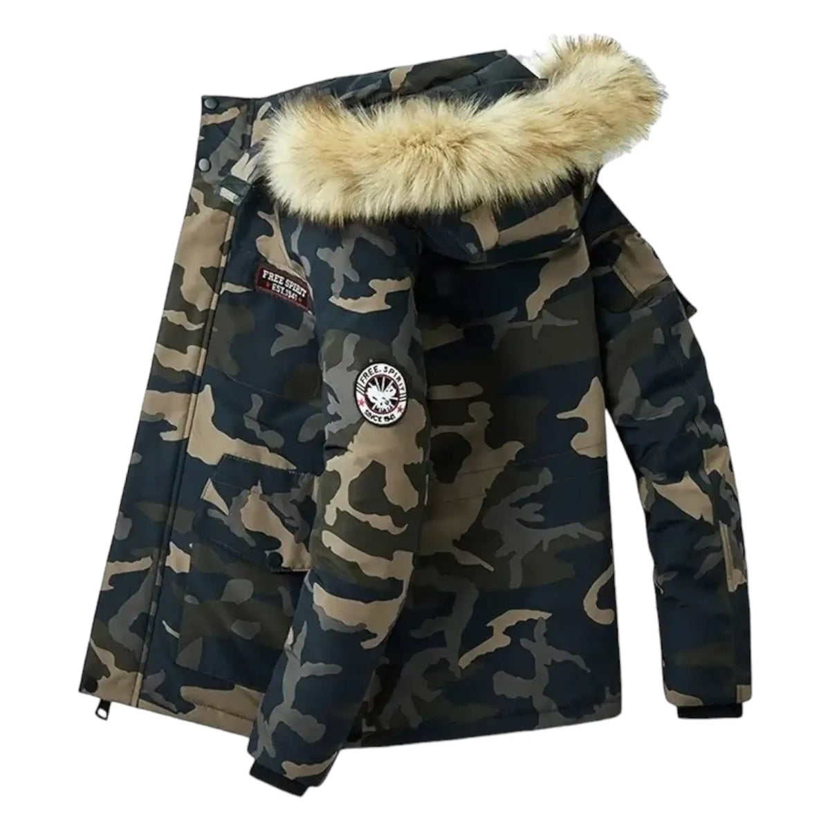 Mode parka militaire pour homme