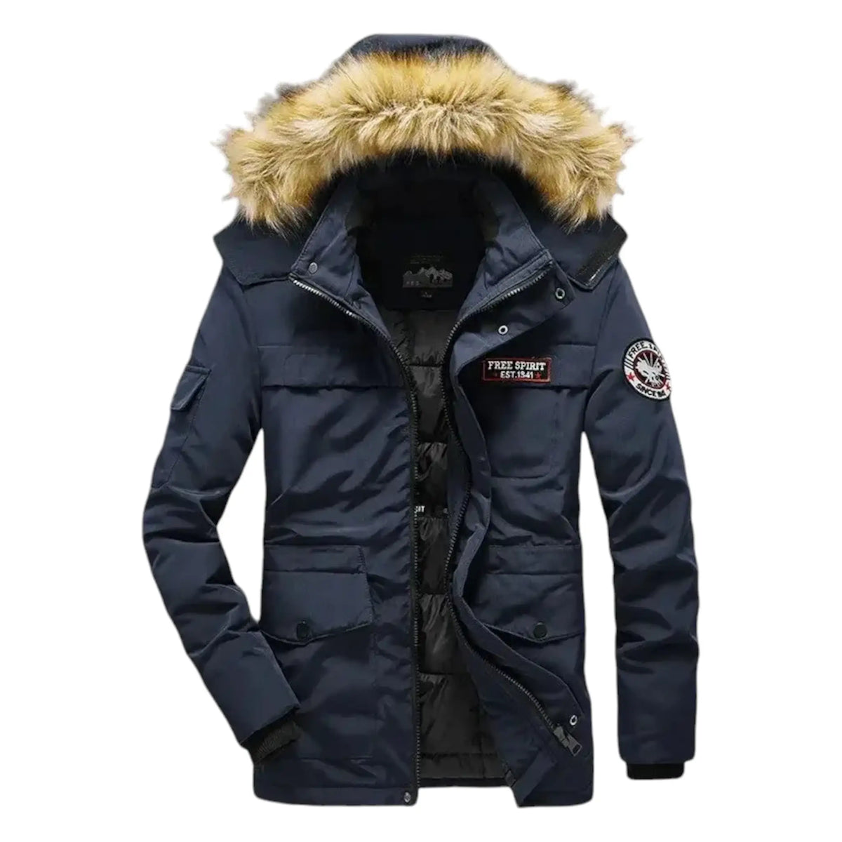 Mode parka militaire pour homme