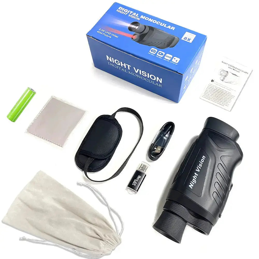 Monoculaire infrarouge vision nocturne zoom x6