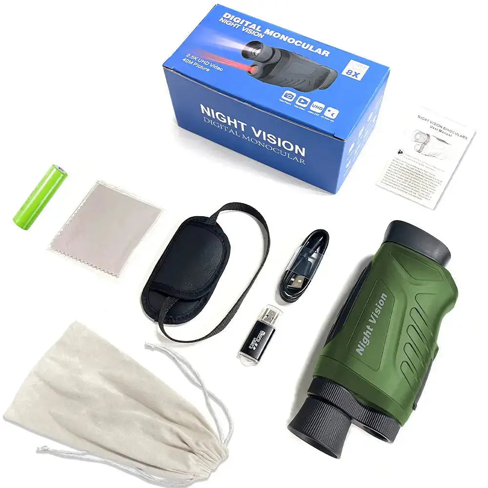 Monoculaire infrarouge vision nocturne zoom x6