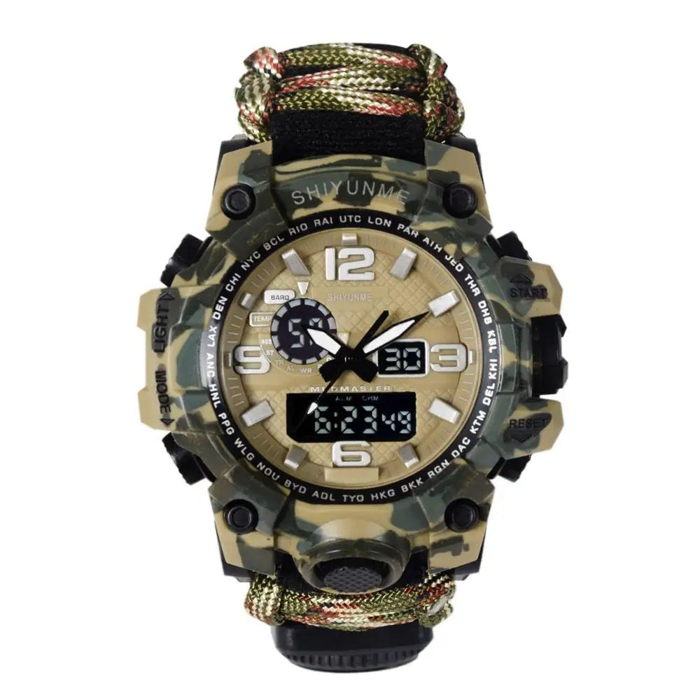Montre militaire avec boussole