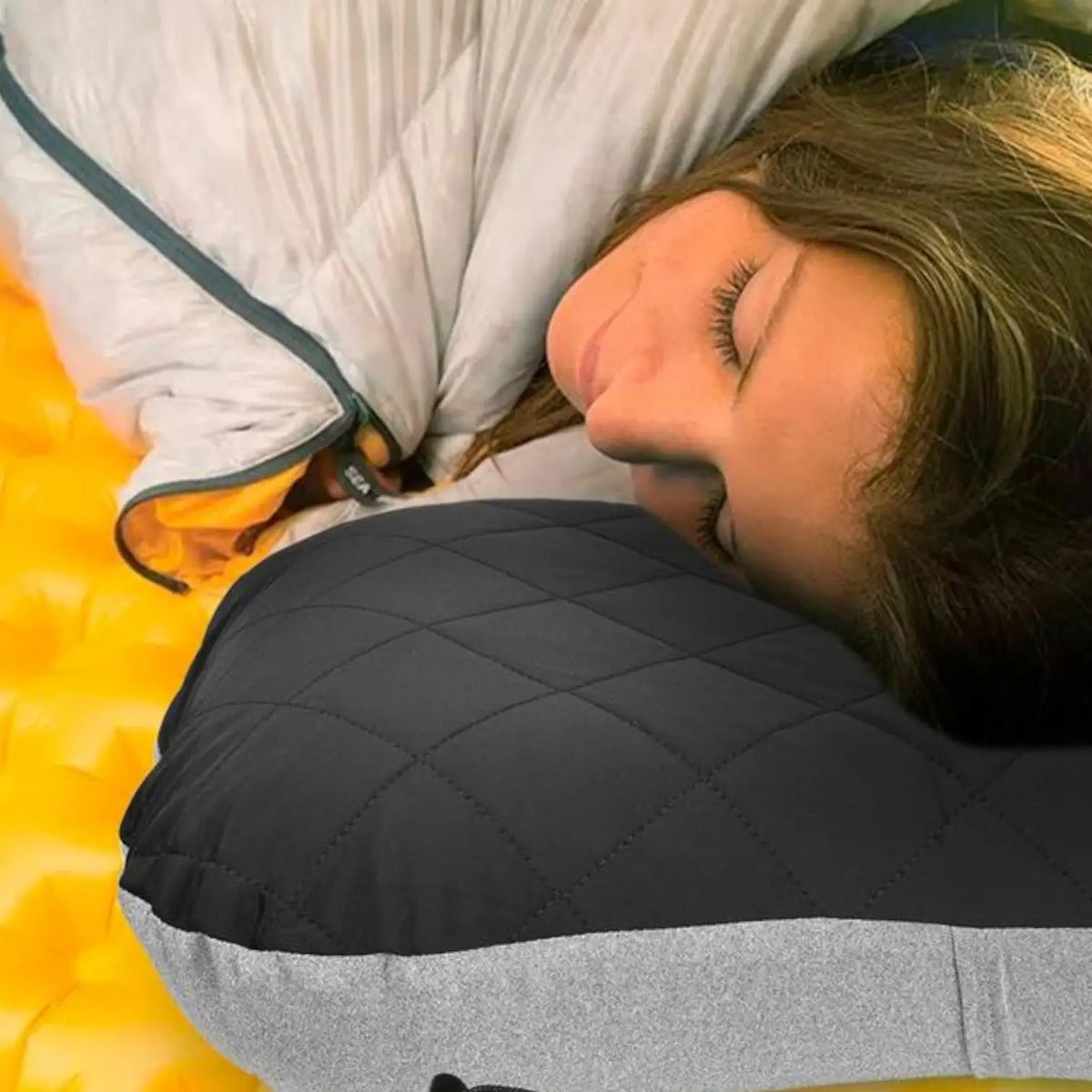 Oreiller gonflable camping