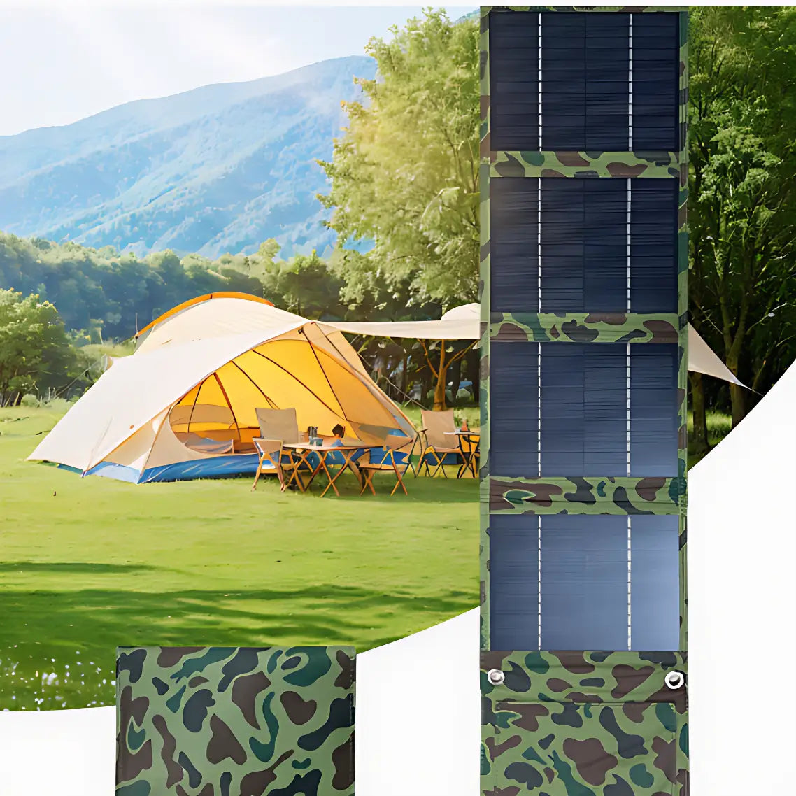 Panneau solaire randonnée pour téléphone
