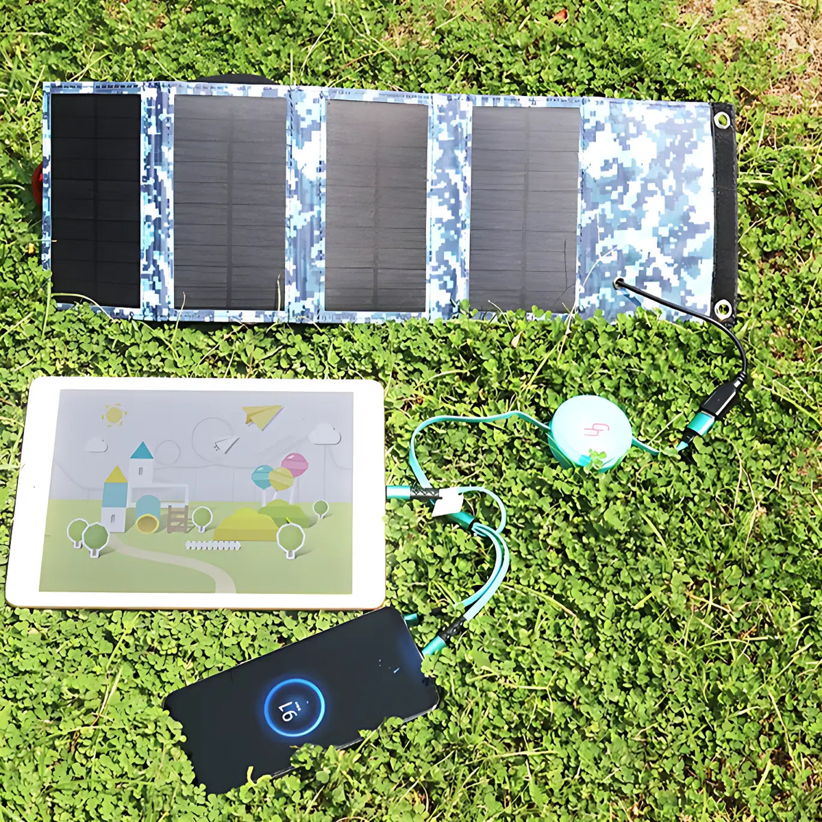 Panneau solaire ultra léger randonnée