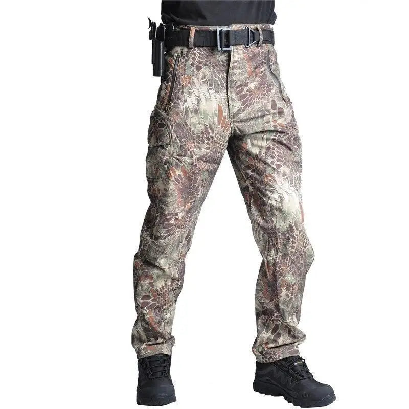 Pantalon de chasse camouflage coupe-vent
