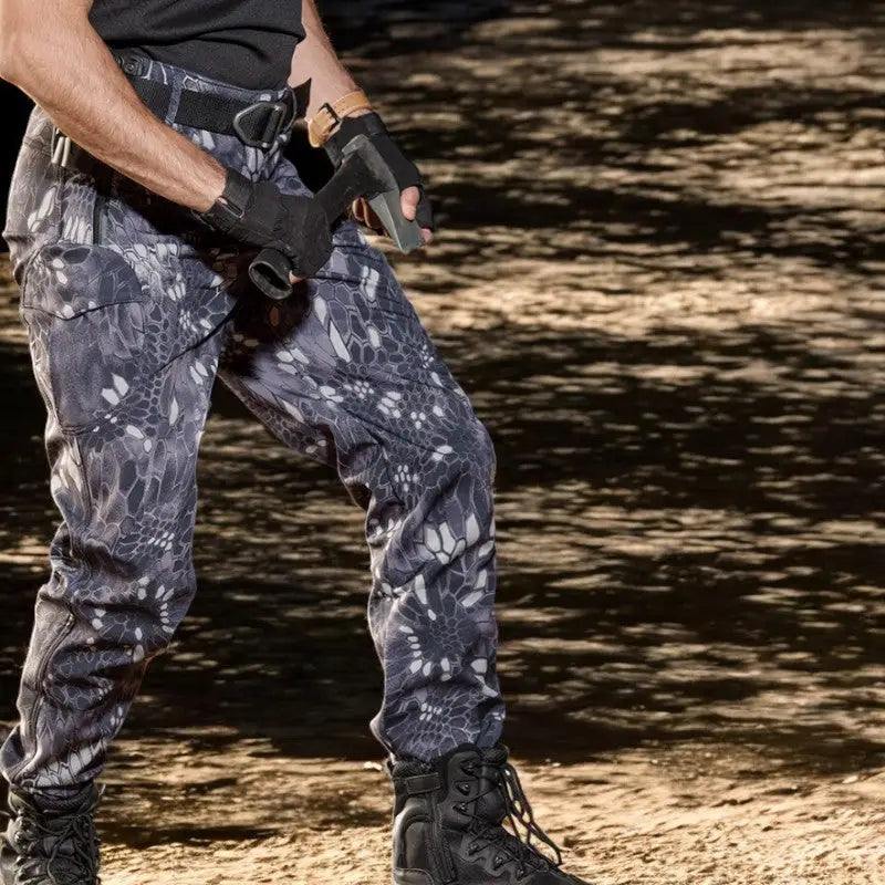 Pantalon de chasse camouflage coupe-vent