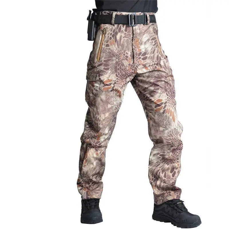 Pantalon de chasse camouflage coupe-vent
