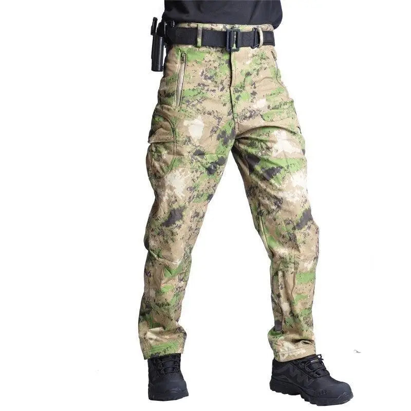 Pantalon de chasse camouflage coupe-vent