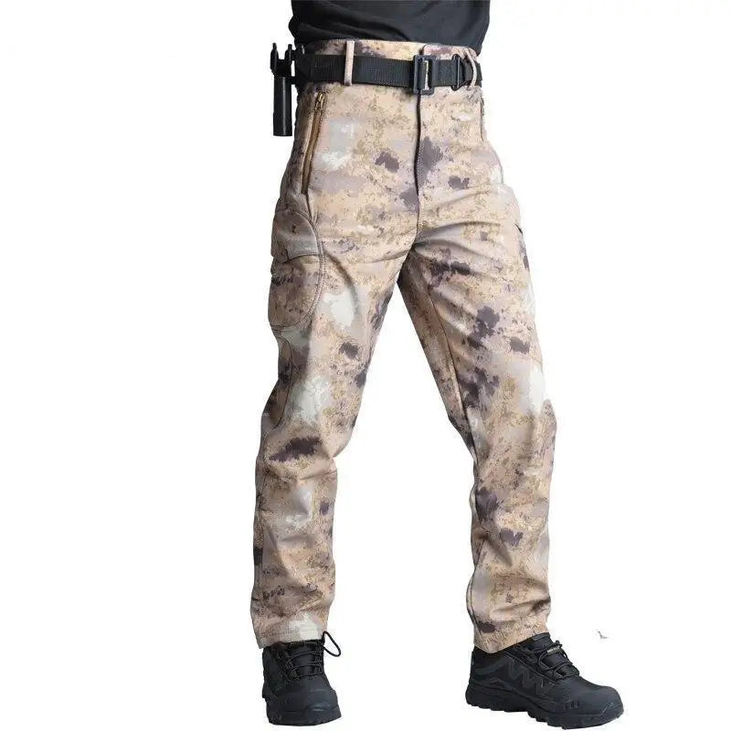 Pantalon de chasse camouflage coupe-vent