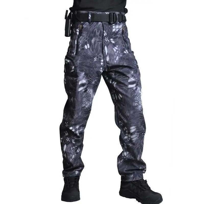 Pantalon de chasse camouflage coupe-vent